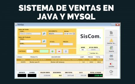 Sistemas de Ventas en Java y Mysql con Codigo Fuente Incluido