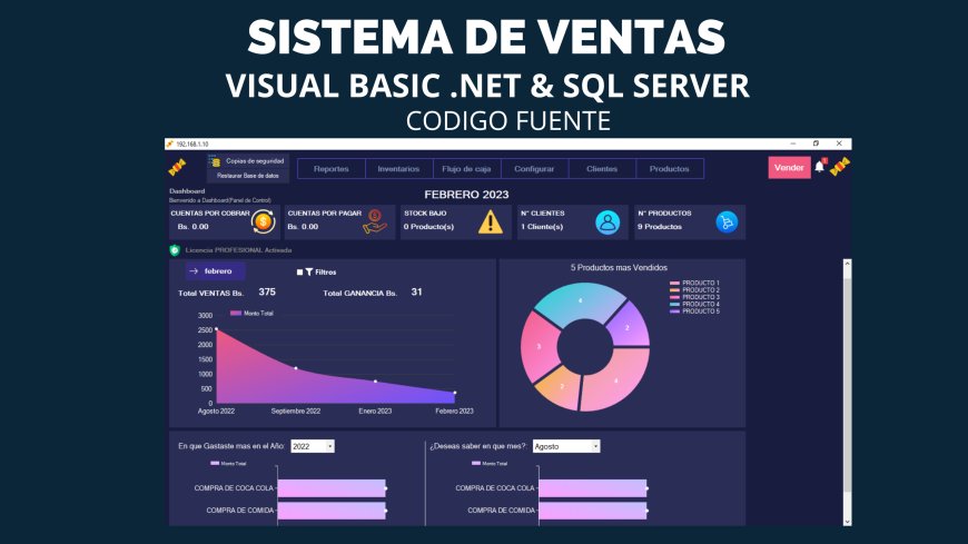 Sistema de ventas en Visual Basic .net y SQLserver