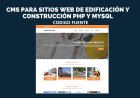 CMS para sitios web de edificación y construcción Php y MySql