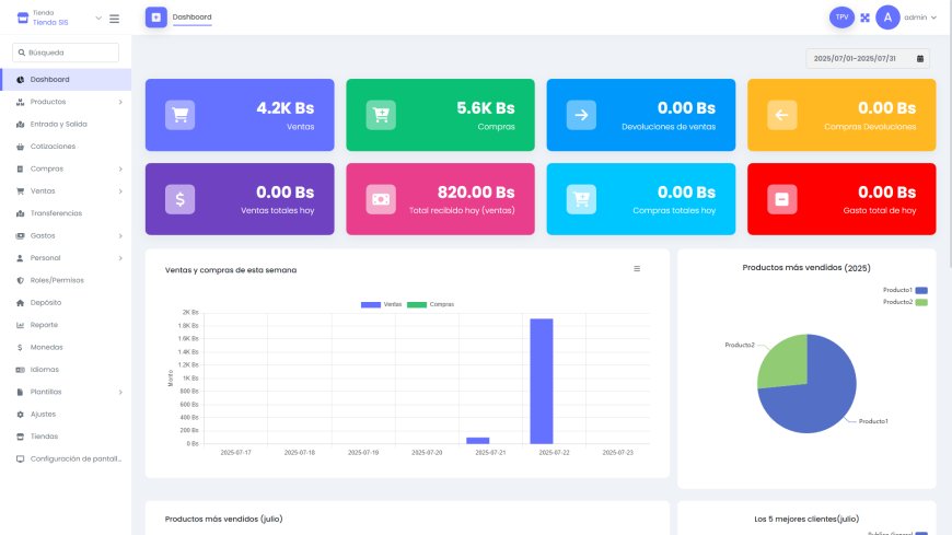Sistema de Venta TPV Laravel PHP y MySQL